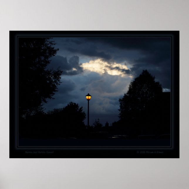 Narnia unmittelbar vor Sunset ~ Miriam Kilmer Poster (Vorne)