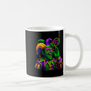 Narr beißt Six Seven 67 6 7 Meme Mardi Gras Fett Kaffeetasse