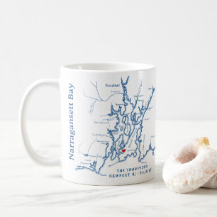 Narragansett Bay Newport RI-Geschenk Kaffeetasse