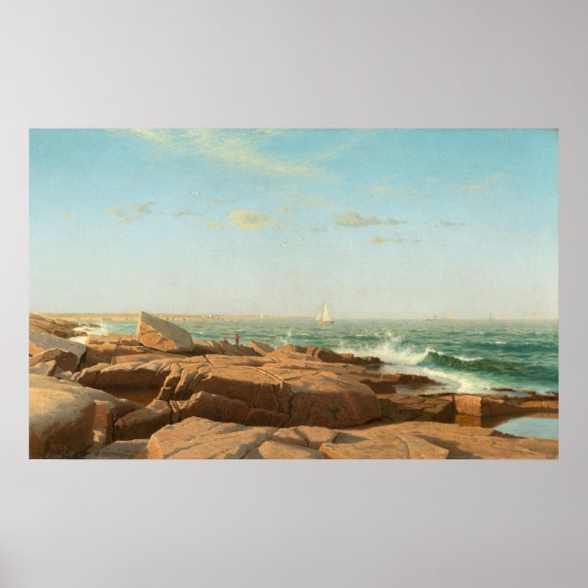 Narragansett Bay - W S Haseltine Kunstgewerbe Poster (Vorne)