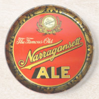 Narragansett Vintager "Bier-Behälter-" Untersetzer