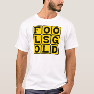Narren Gold, Feldspat Mineral T-Shirt