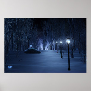 Narrenlicht-Druck Poster