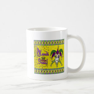 Narrenmaske Mardi Gras Harlekin Tasse