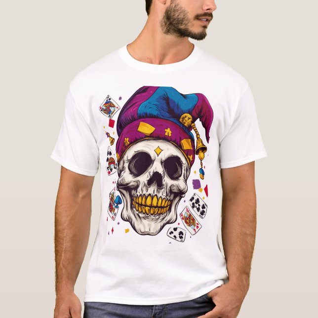 Narrenschädel Trickster T-Shirt (Vorderseite)
