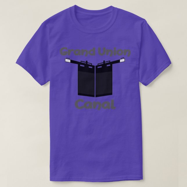 Narrow Boating Grand Union Canal T-Shirt (Design vorne)