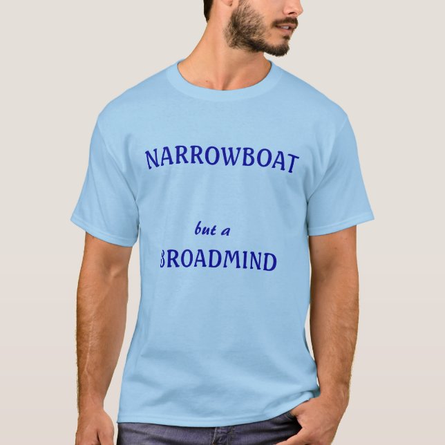 NARROWBOAT aber ein broadmind T-Shirt (Vorderseite)