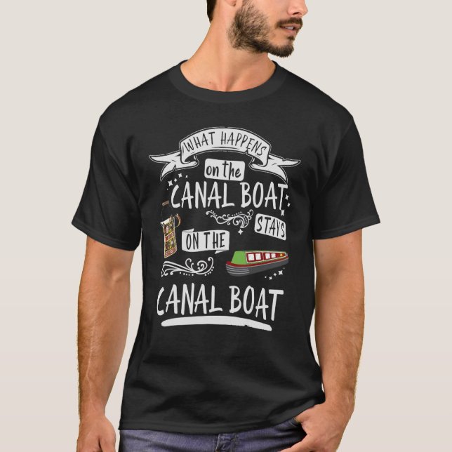 Narrowboat & Canal Boat For Barge Boat Owners T-Shirt (Vorderseite)