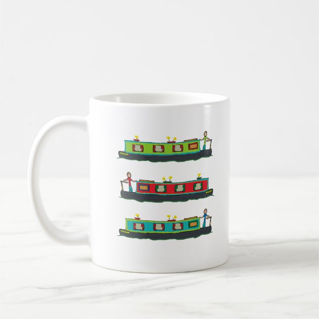 Narrowboat Kaffeetasse (Links)
