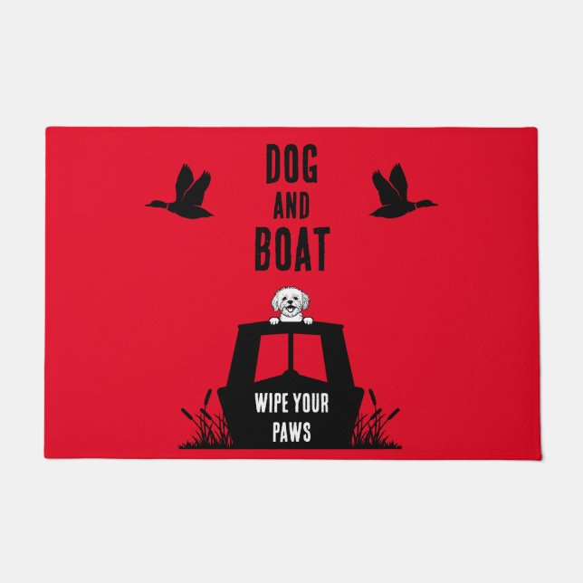 Narrowboat Kanalboat Downer Fußmatte (Vorderseite)