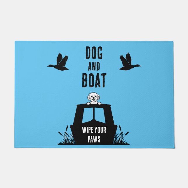 Narrowboat Kanalboat Downer Fußmatte (Vorderseite)