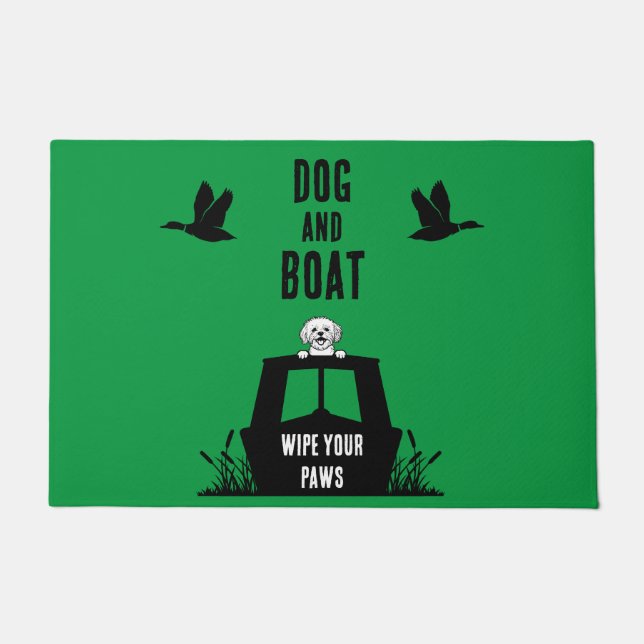 Narrowboat Kanalboat Downer Fußmatte (Vorderseite)