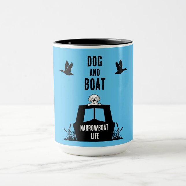 Narrowboat Kanalboat Downer Tasse (Zentrum)