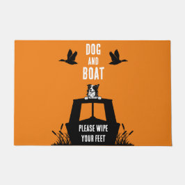 Narrowboat Kanalboat Hunde Liebhaber Fußmatte
