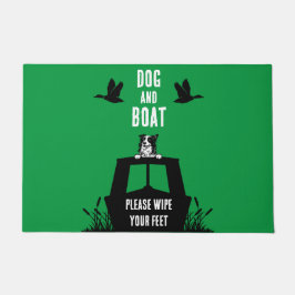 Narrowboat Kanalboat Hunde Liebhaber Fußmatte