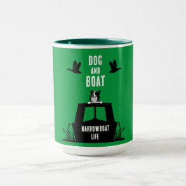 Narrowboat Kanalboat Hunde Liebhaber Tasse
