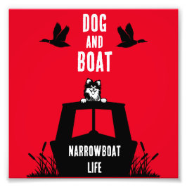 Narrowboat Kanalboat Leben Fotodruck
