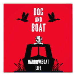 Narrowboat Kanalboat Leben Fotodruck