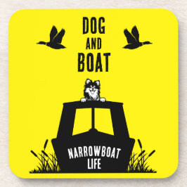 Narrowboat Kanalboat Leben Getränkeuntersetzer