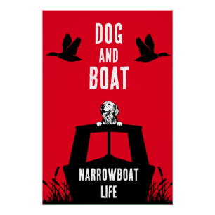 Narrowboat Kanalboat Leben Poster