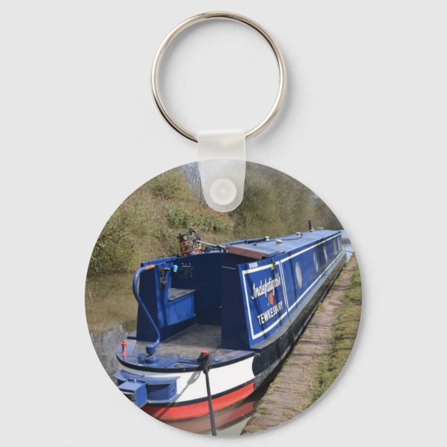 Narrowboat unermüdlich schlüsselanhänger (Vorderseite)