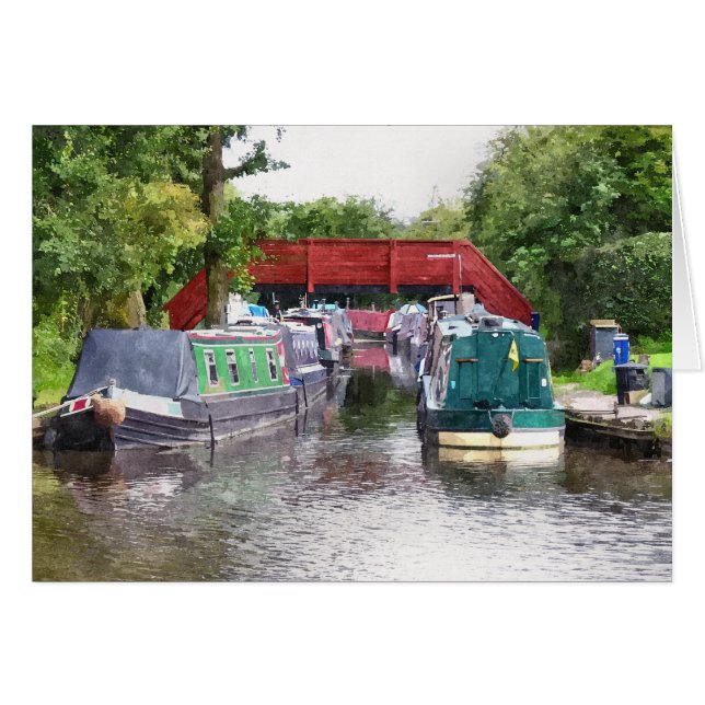 NARROWBOATS CARD (Vorderseite (Horizontal))