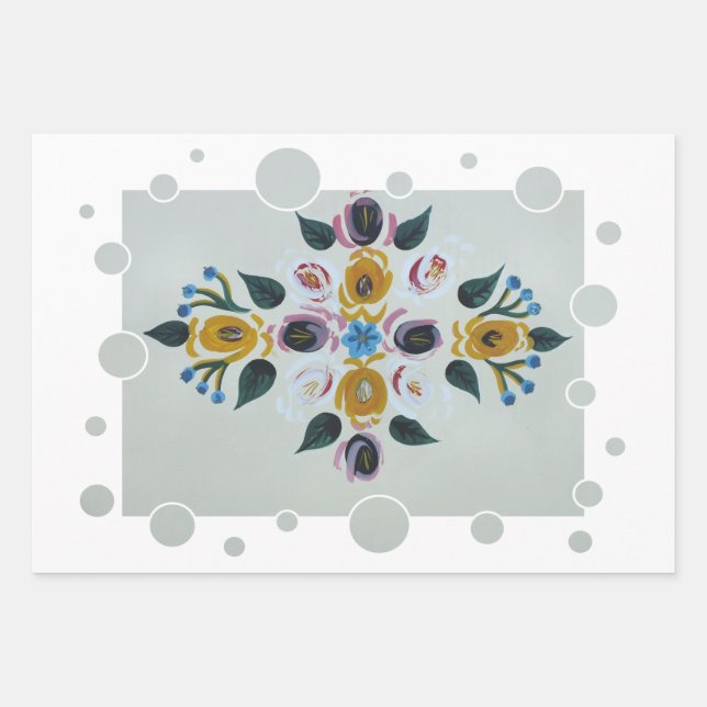 NARROWBOATS GESCHENKPAPIER SET (Vorderseite)