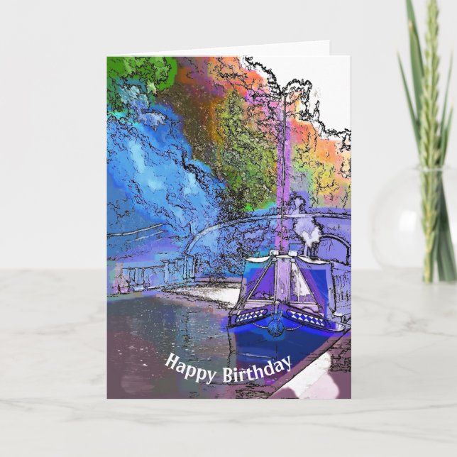 NARROWBOATS KARTE (Vorderseite)