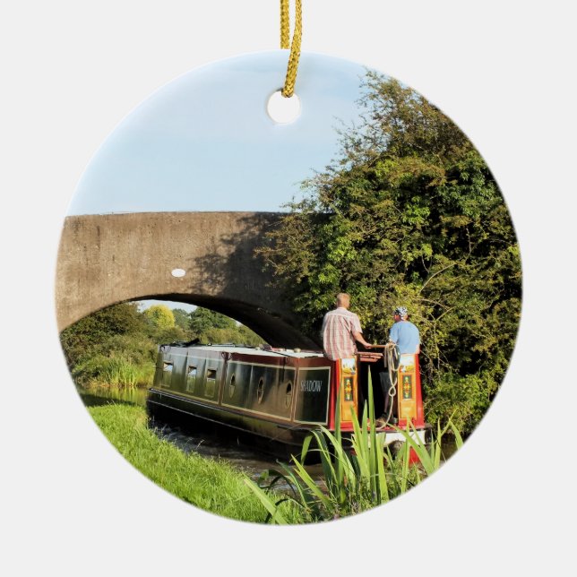 NARROWBOATS KERAMIKORNAMENT (Vorne)