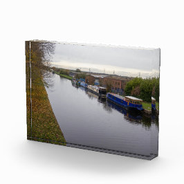 Narrowboats on the Knottingley and Goole Canal Fotoblock