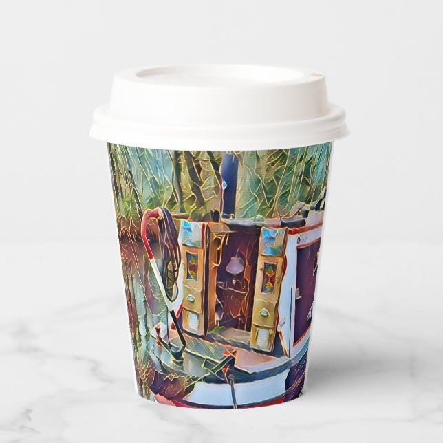 NARROWBOATS PAPPBECHER (Vorderseite)