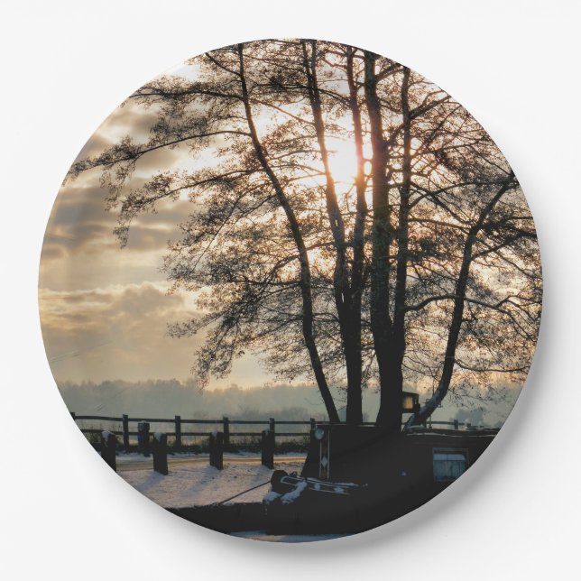 NARROWBOATS PAPPTELLER (Vorderseite)