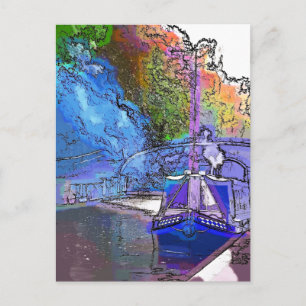 NARROWBOATS POSTKARTE