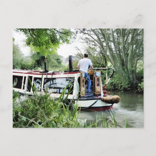 NARROWBOATS POSTKARTE (Vorderseite)