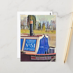 NARROWBOATS POSTKARTE