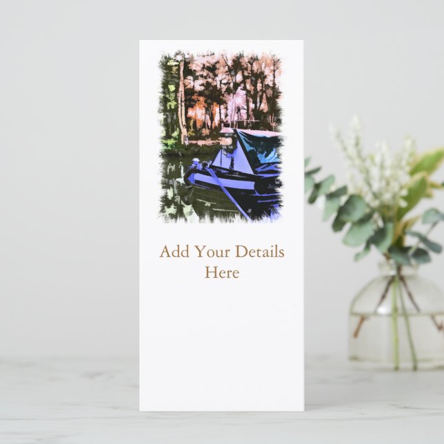 NARROWBOATS RACK CARDS (Stehend Vorderseite)