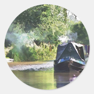 NARROWBOATS RUNDER AUFKLEBER