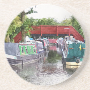 NARROWBOATS SANDSTEIN UNTERSETZER