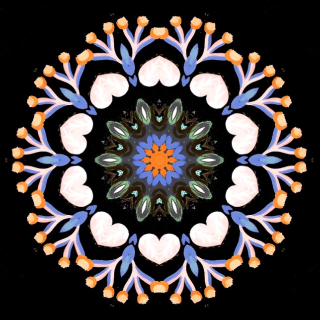 NARROWBOATS SEIDENPAPIER (An adapted narrowboat art design often used on traditional boats.)