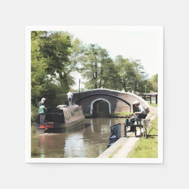 NARROWBOATS SERVIETTE (Vorderseite)