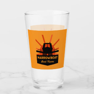 Narrowboter und Kanalboote Glas