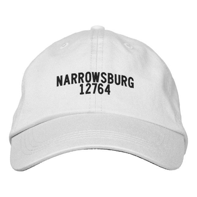 Narrowsburg New York Hat Bestickte Baseballkappe (Vorderseite)