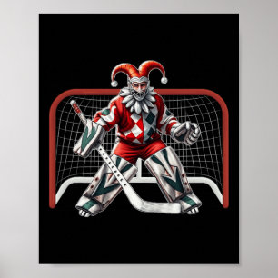 Narrren-Eishockey-Torhüter-Aprilscherz-Kostüm N Poster