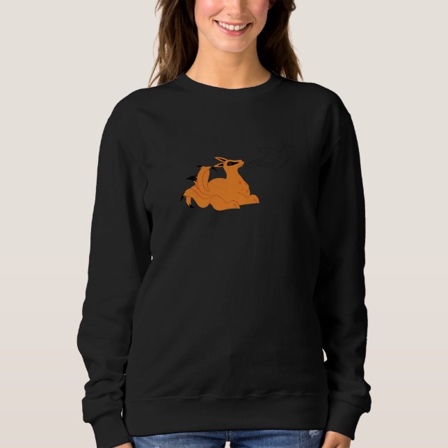 NaruSasu I SasuNaru kitsune fox and sun symbol han Sweatshirt (Vorderseite)