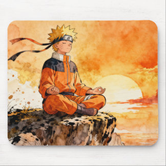Naruto Watercolor Anime Art Mousepad