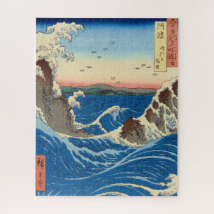 Naruto Whirlpools, Provinz Awa, Hiroshige Puzzle