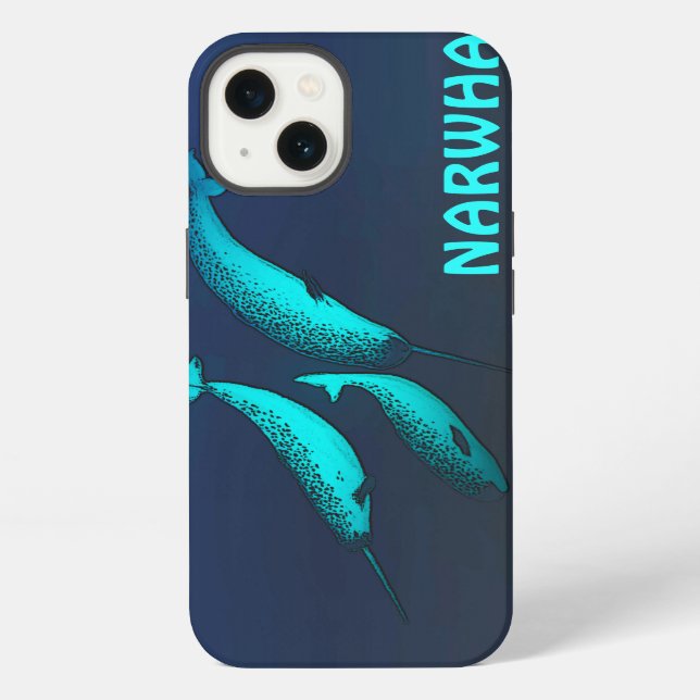 Narwal iPhone Hülle (Rückseite)