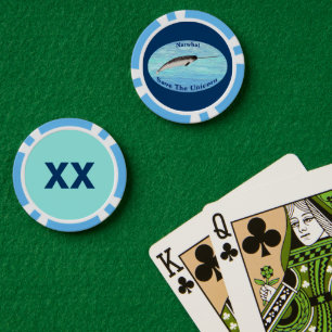 Narwal - Rette das Einhorn Pokerchips