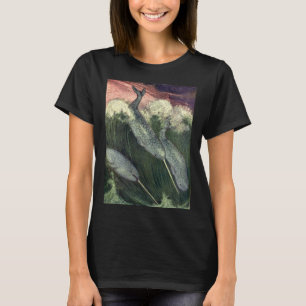 Narwalen, Vintage Meeresleben Wale Ozean Tiere T-Shirt