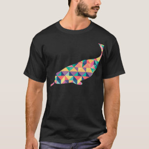 Narwhal Abstract Color Summer Narwhale Whale Lover T-Shirt